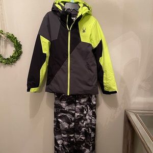 Boys Spyder ski jacket and ski pants